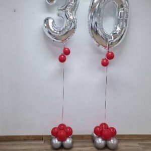 Globos con Números Personalizados